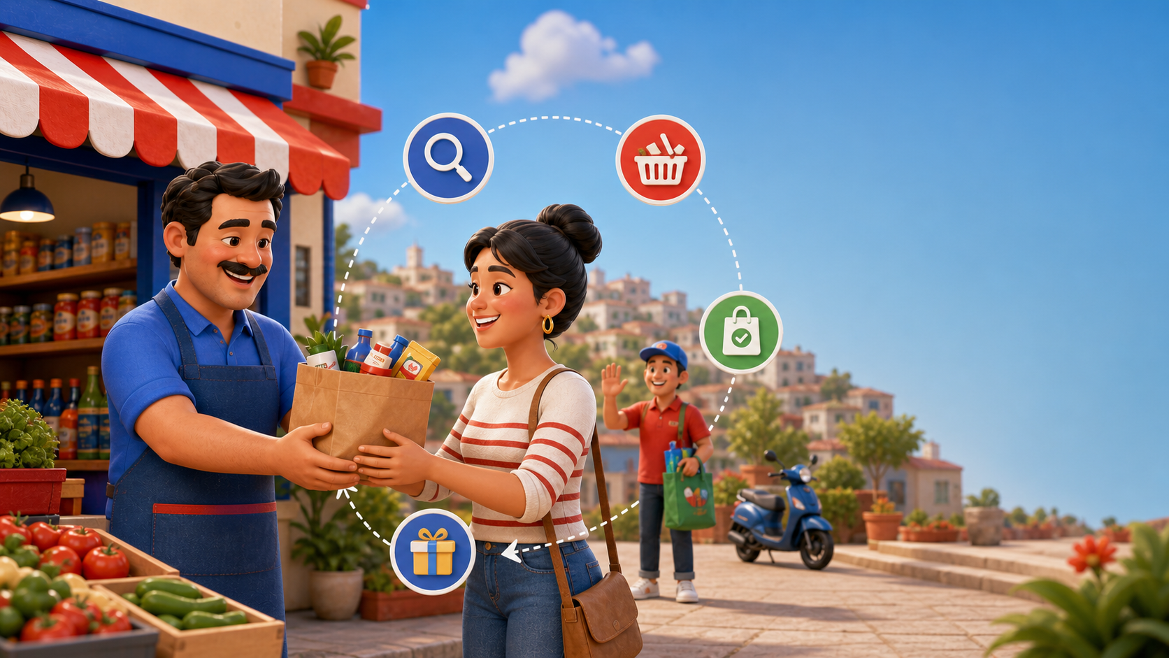 Distribuidor capacitando y administrando a sus promotores
