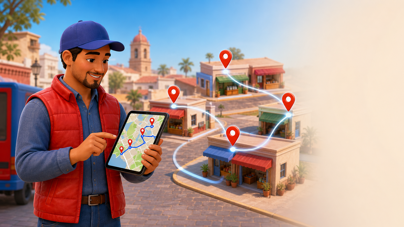 Distribuidor de MiniPedidos acompañando comercios